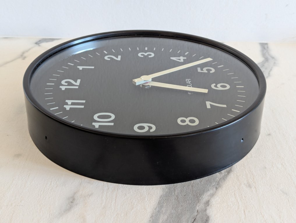 Ρολόι τοίχου - Solari -   Μέταλλο, Πλαστικό - 1960-1970 - Timac 30 #4.3