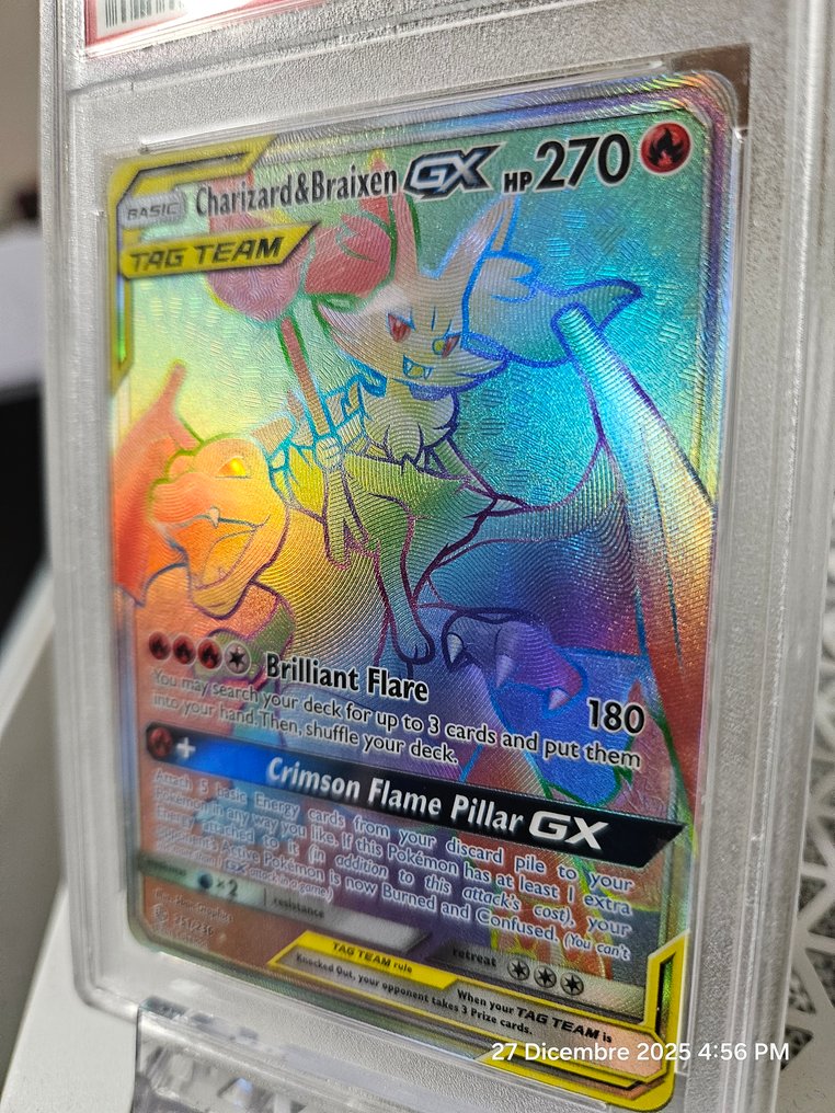 Pokémon - 1 Graded card - Pokémon - Charizard, Braixen #251 Πλήρης τέχνη, Μυστική σπάνια - PSA 10 #2.1