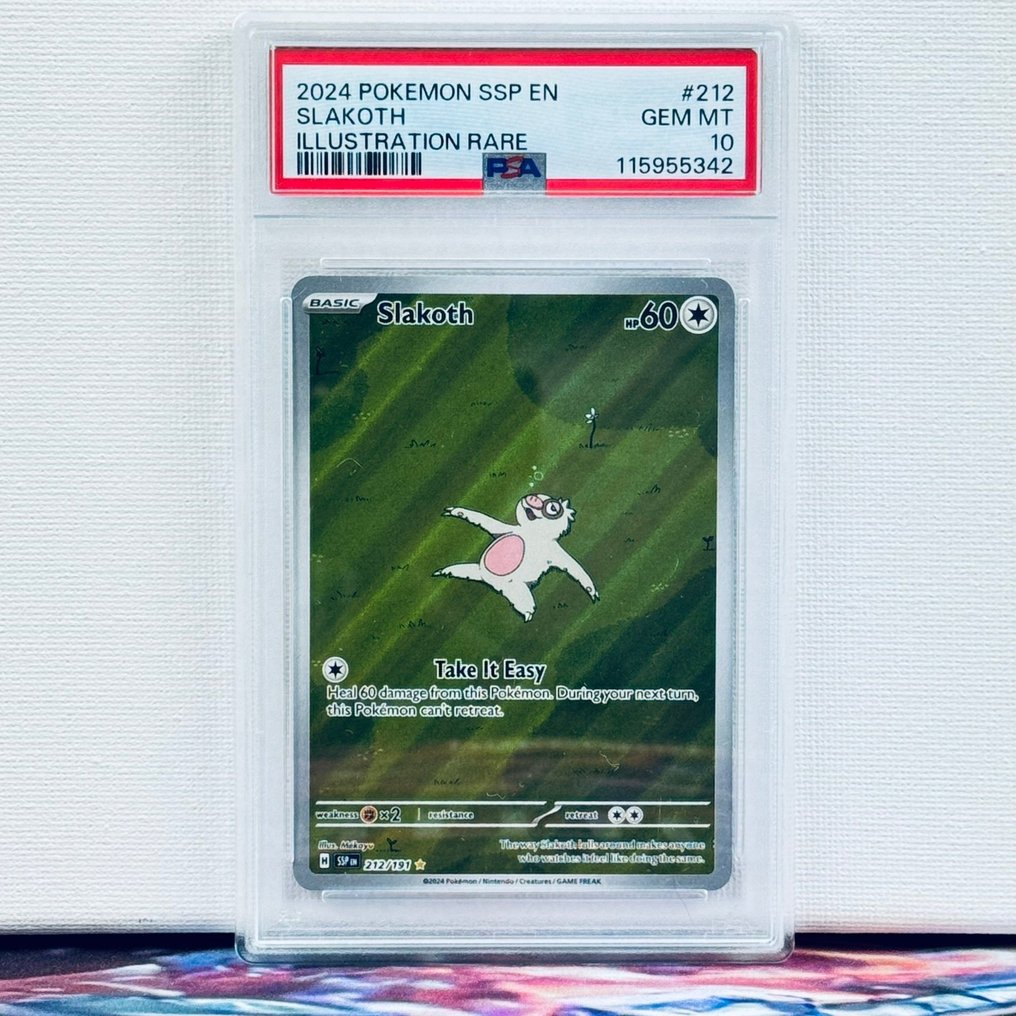 Pokémon Graded card - Slakoth 212 - Pokémon - PSA 10 #1.0