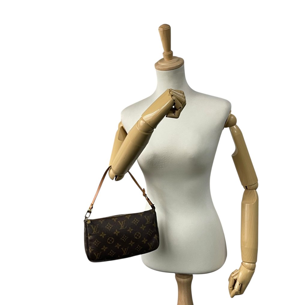 Louis Vuitton - Monogram Pochette Accessoires Vintage Handbag and Accessory Pouch in Coated Canvas - Håndtaske #3.2