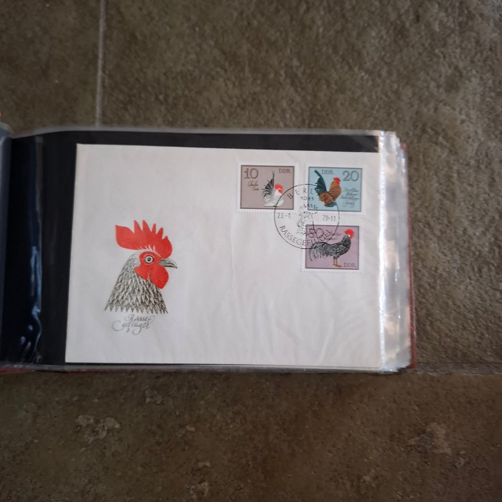 東德 1970/1981 - FDC 收藏品在 5 蛇帮中 #4.3