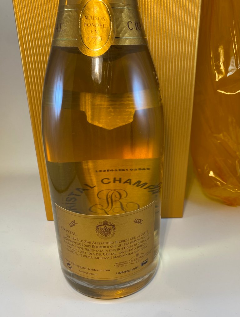 2004 Louis Roederer, Cristal, Limited Edition - Champán Brut - 1 Botella (0,75 L) #1.0