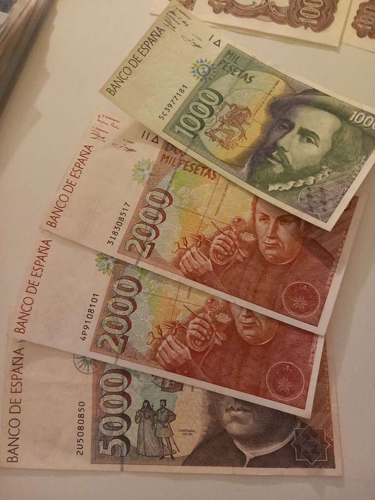 西班牙. - 13 banknotes - various dates  (沒有保留價) #3.2