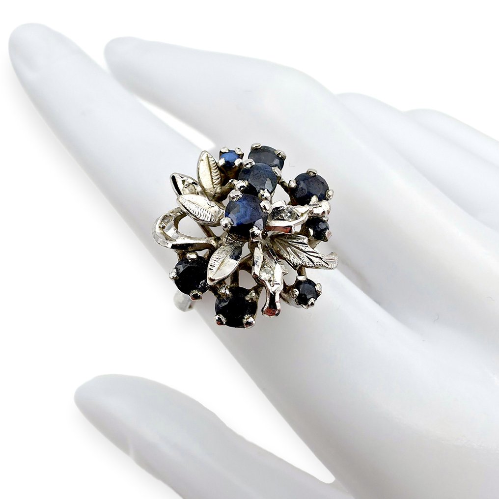 Fără preț de rezervă - Inel Argint - Sapphire (Certified) #2.1