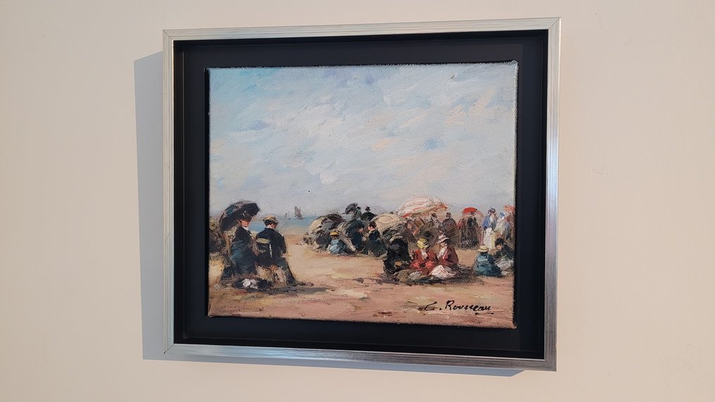 Camille Rousseau (1949) - Dimanche en Normandie ~ Marée Basse XII #2.1