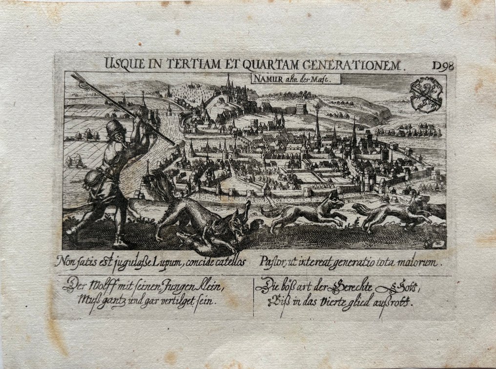 比利时 - 名字; D. Meisner - Namur ahn der Maße - 1521-1550 #2.1