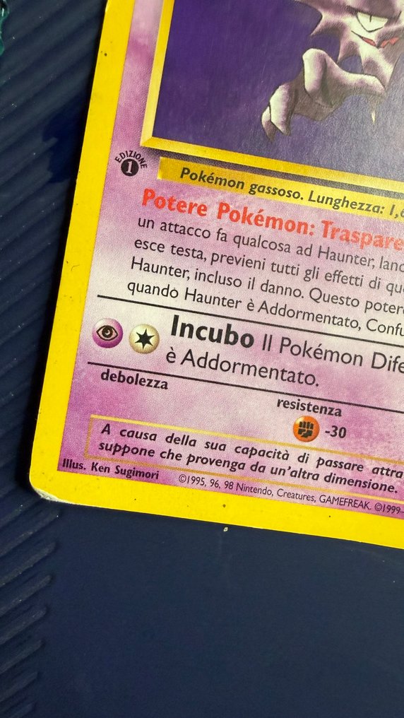 Pokémon - 1 Σφραγισμένη κάρτα - Haunter 21/62 Holo - WOTC #1.0