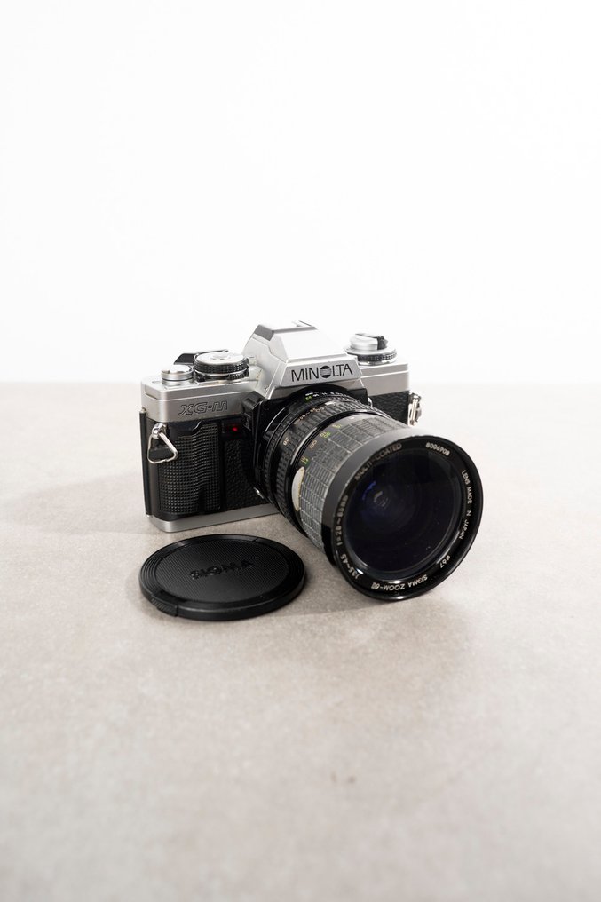 Minolta XG-M + Sigma Zoom 3.5-4.5/28-85mm Αντανακλαστική φωτογραφική μηχανή με μονό φακό (TLR) #1.0