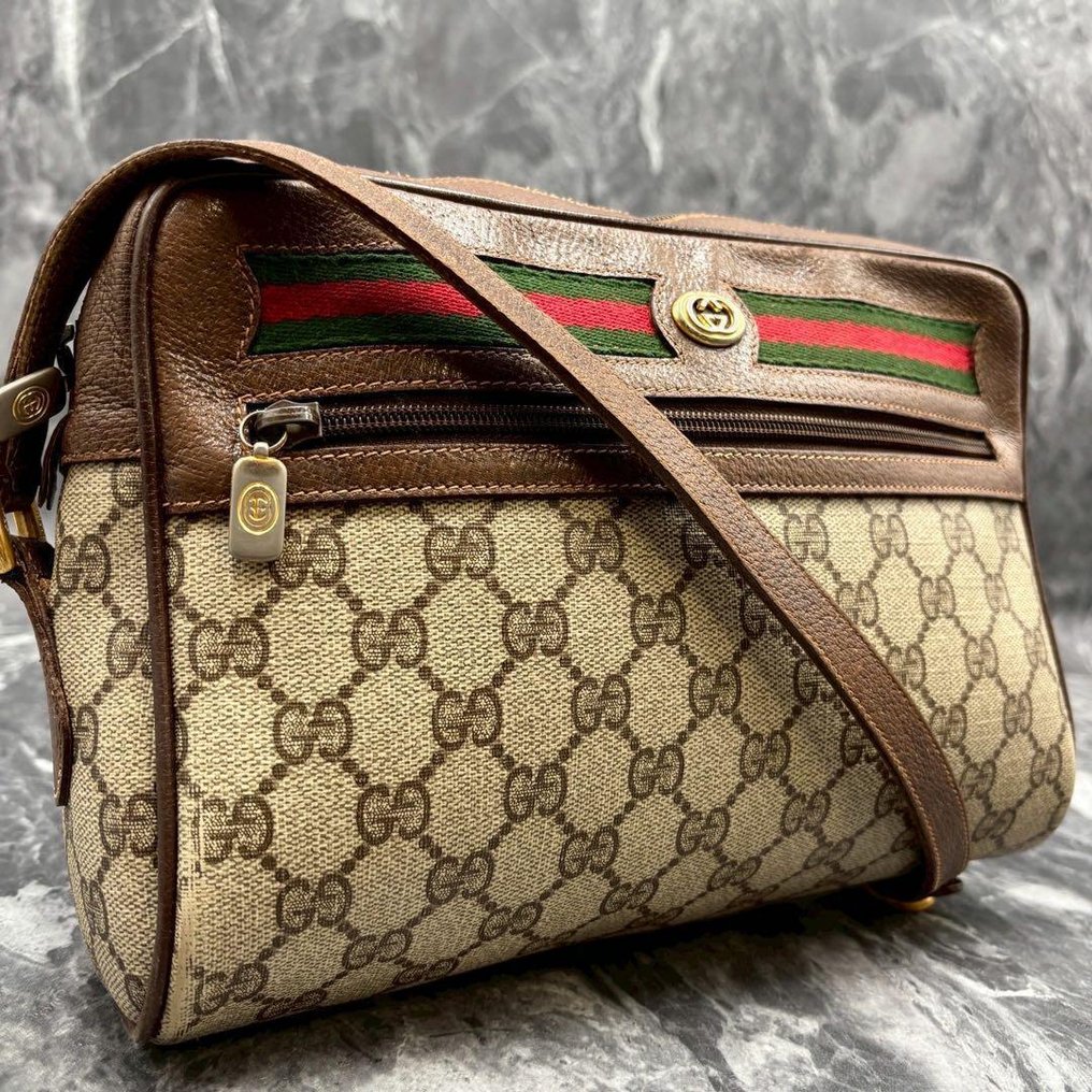 Gucci - GG Pattern Sherry Line - Skulderveske #1.0
