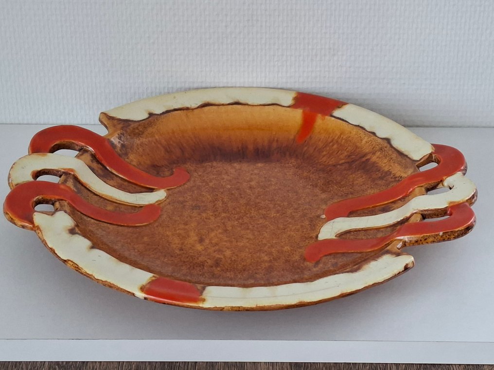 Carstens Uffrecht - Πιατέλα - Πήλινο - Πιατέλα φρούτων Art Deco. #1.0