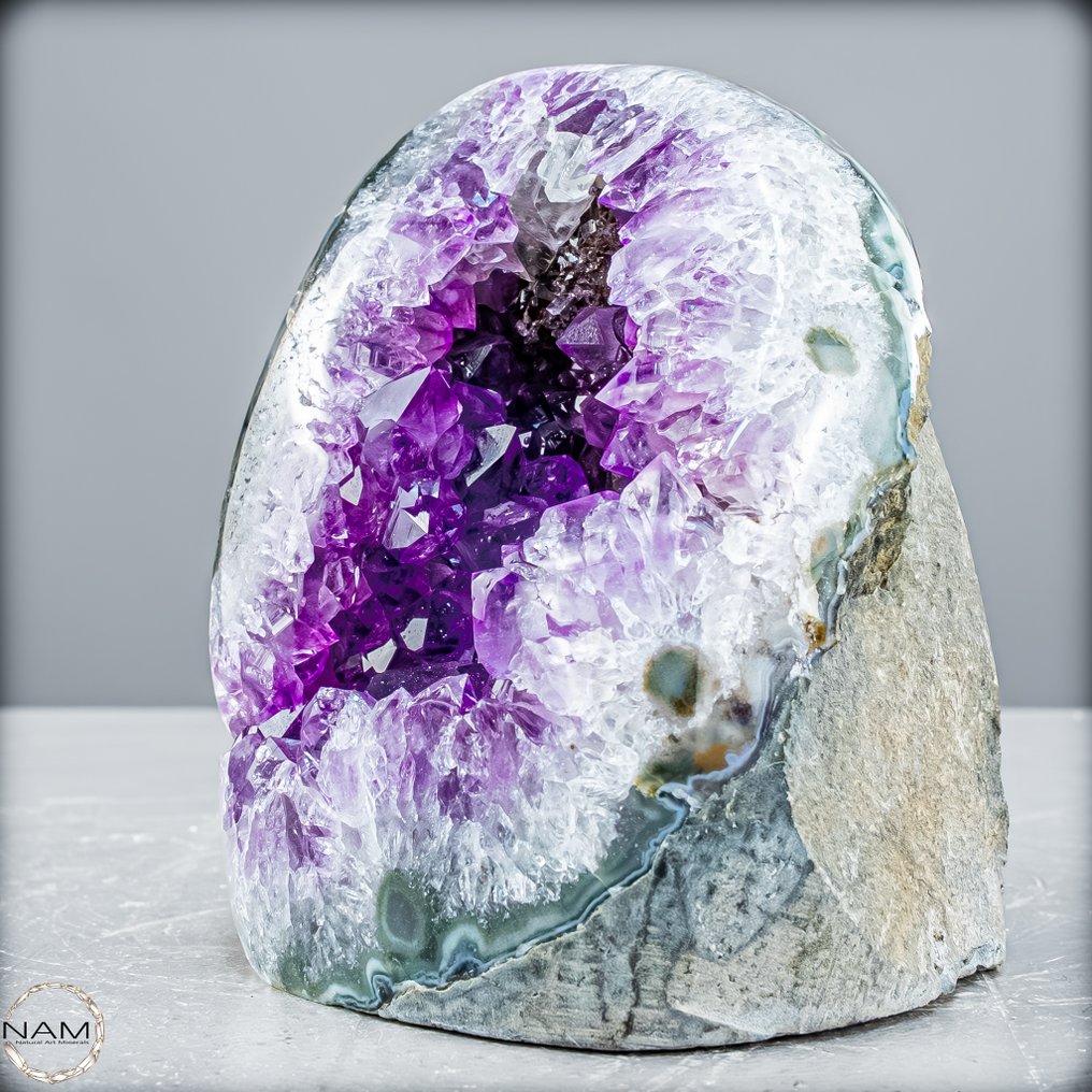 令人惊叹的紫水晶簇 紫色水晶华彩- 988.48 g #2.1