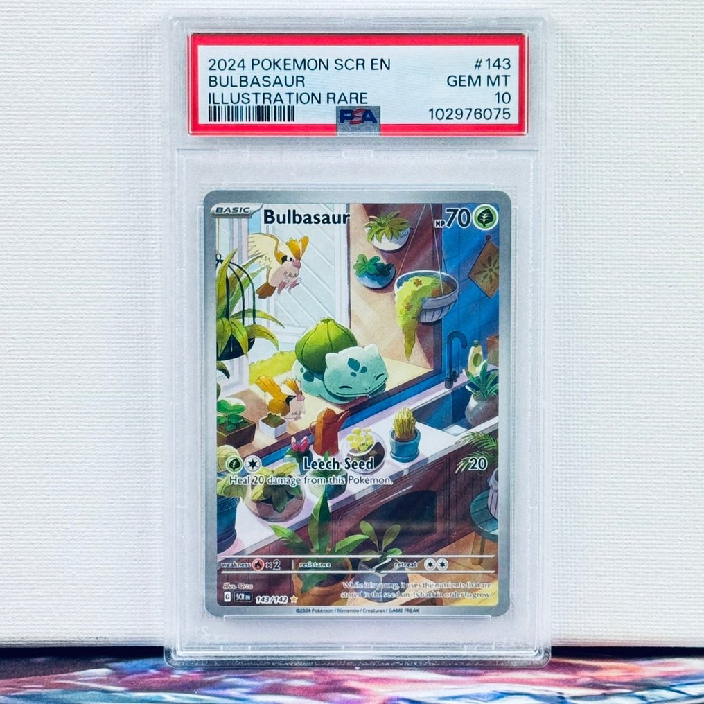 Pokémon Graded card - Bulbasaur 143 - Pokémon - PSA 10 #1.0