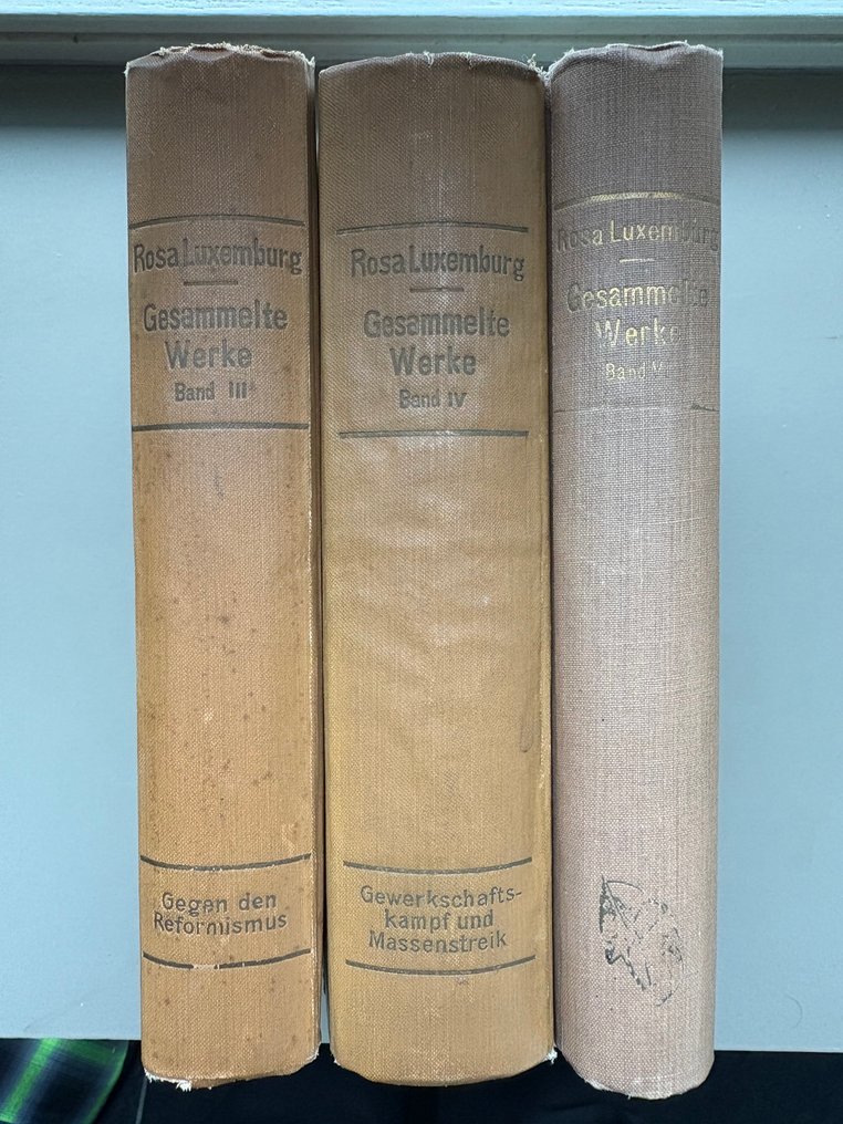Rosa Luxemburg - Drie delen Gesamelte Werke Rosa Luxemburg - 1923-1928 #1.0