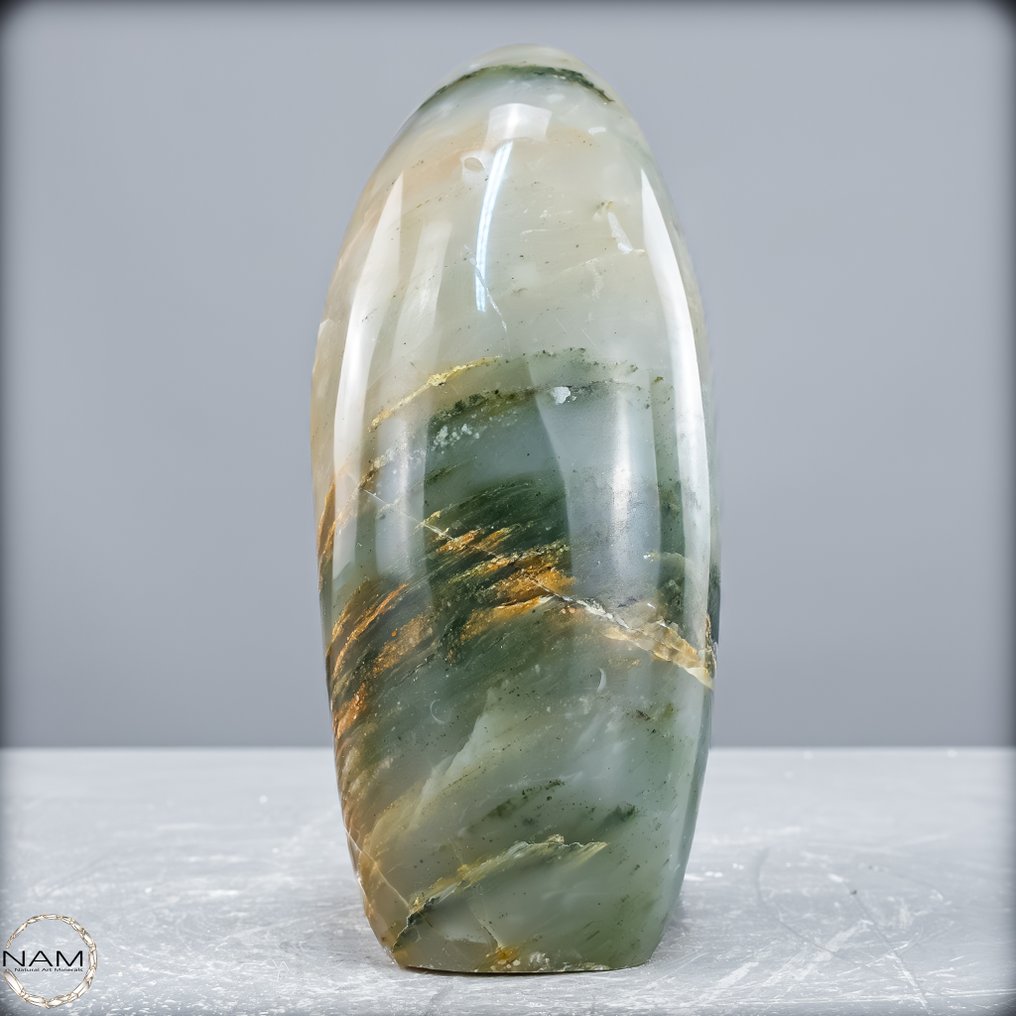 Natürliche Grüner Gartenquarz-Kristall Freiform- 1506.33 g #3.2