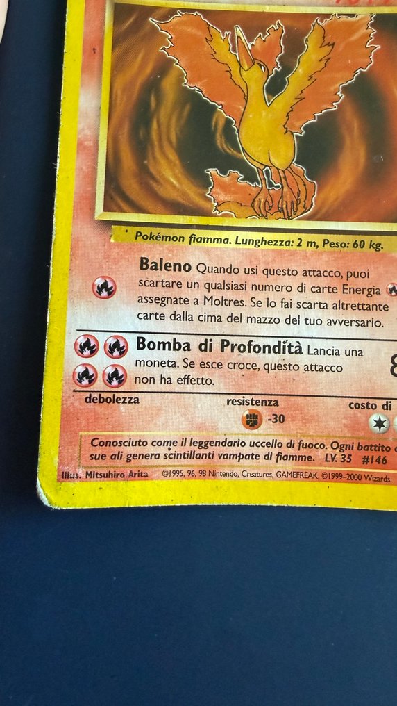 Pokémon - 1 Card - Moltres Secret Rare - WOTC #3.2