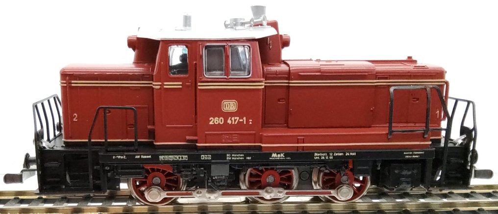 Märklin H0 - 3065 - Πετρελαιοκίνητη μηχανή τρένου (1) - V 60 417-1 με Telex-συνδέσεις και διπλής όψης φωτισμό μπροστά - DB #4.3