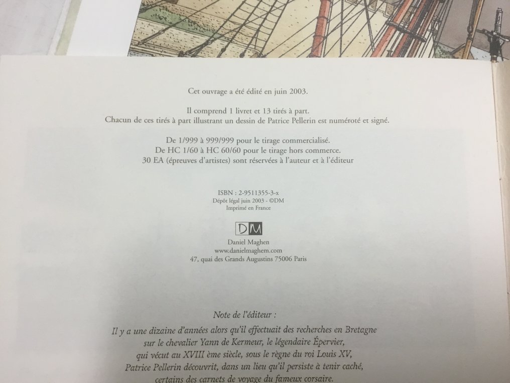 Pellerin - 1 Portfolio - Les Voyages de L’Epervier - 2003 #4.3