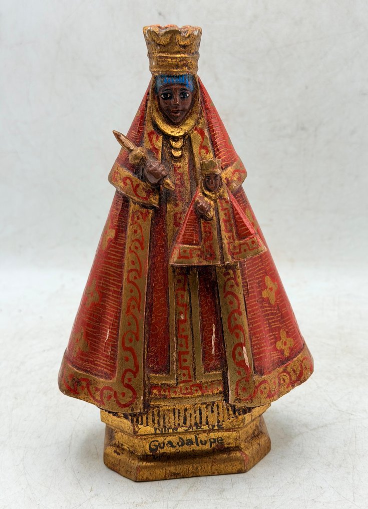 Φιγούρα - Virgen de Guadalupe - Πολύχρωμο ξύλο #1.0
