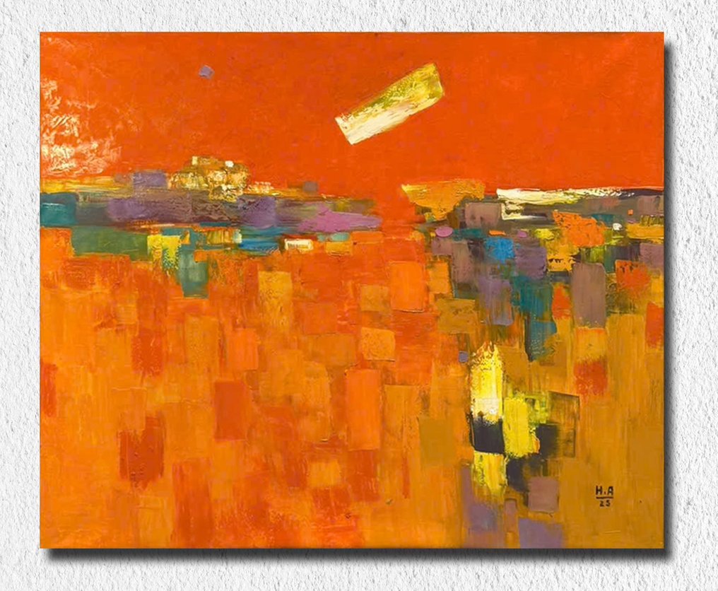 Hoang Anh (1984) - Horizon Suspendu 100 X 120 cm #1.0