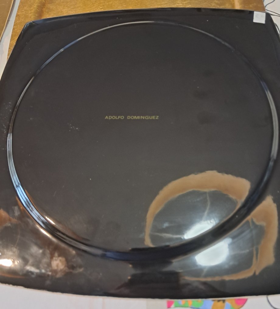 Adolfo Domínguez - Platzteller (4) - Goldene Platte - vintage 2000 #3.2