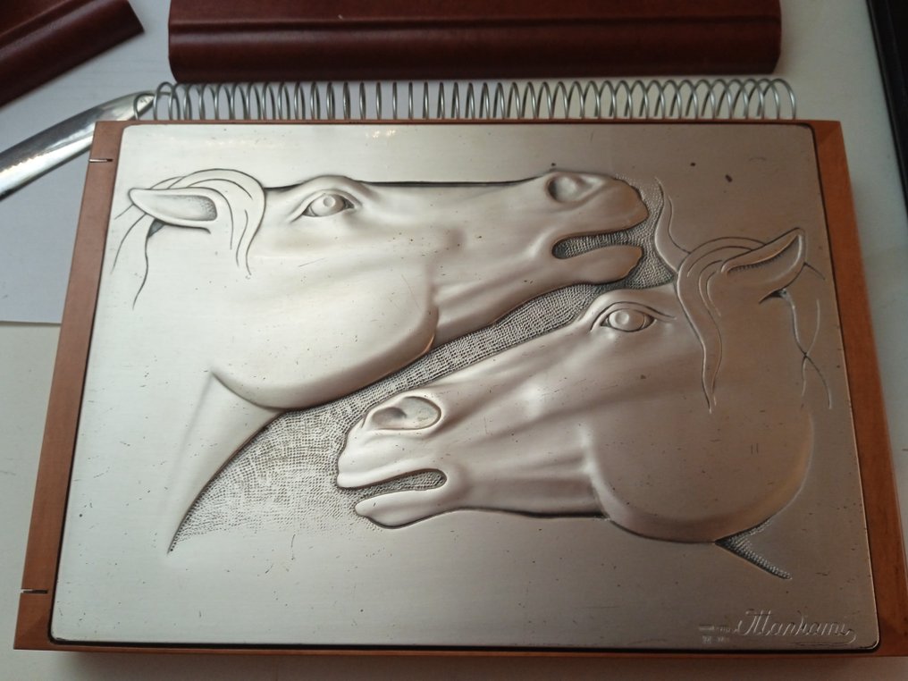 Ottaviani - 桌上用品套裝  (5) - .925 銀, 鋼, 皮革 #2.1