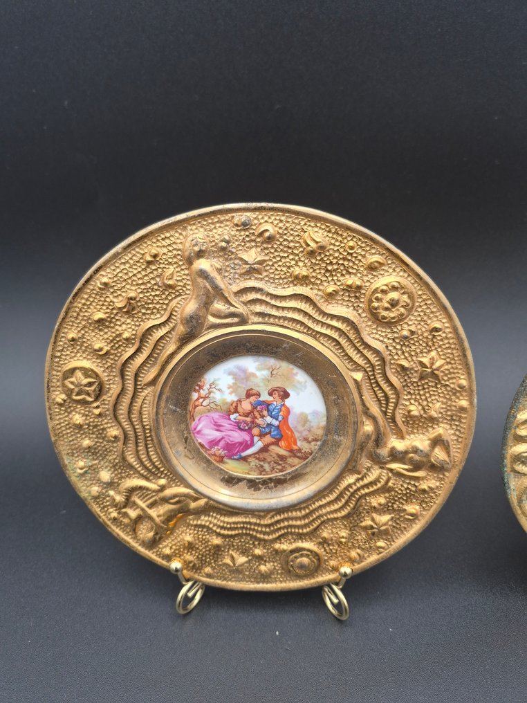 Plato de pared (6) - Bronce, Latón - PLATOS DECORATIVOS #2.1