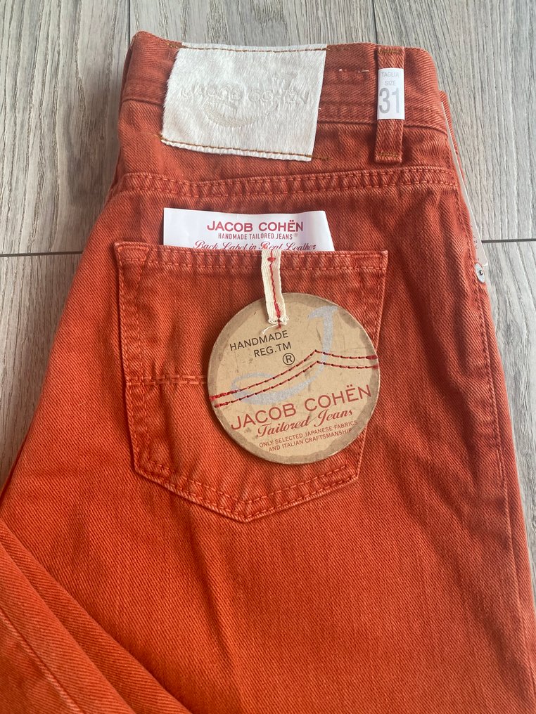 Jacob Cohen - New - size 31 - orange - 牛仔褲 - New with tags #4.3