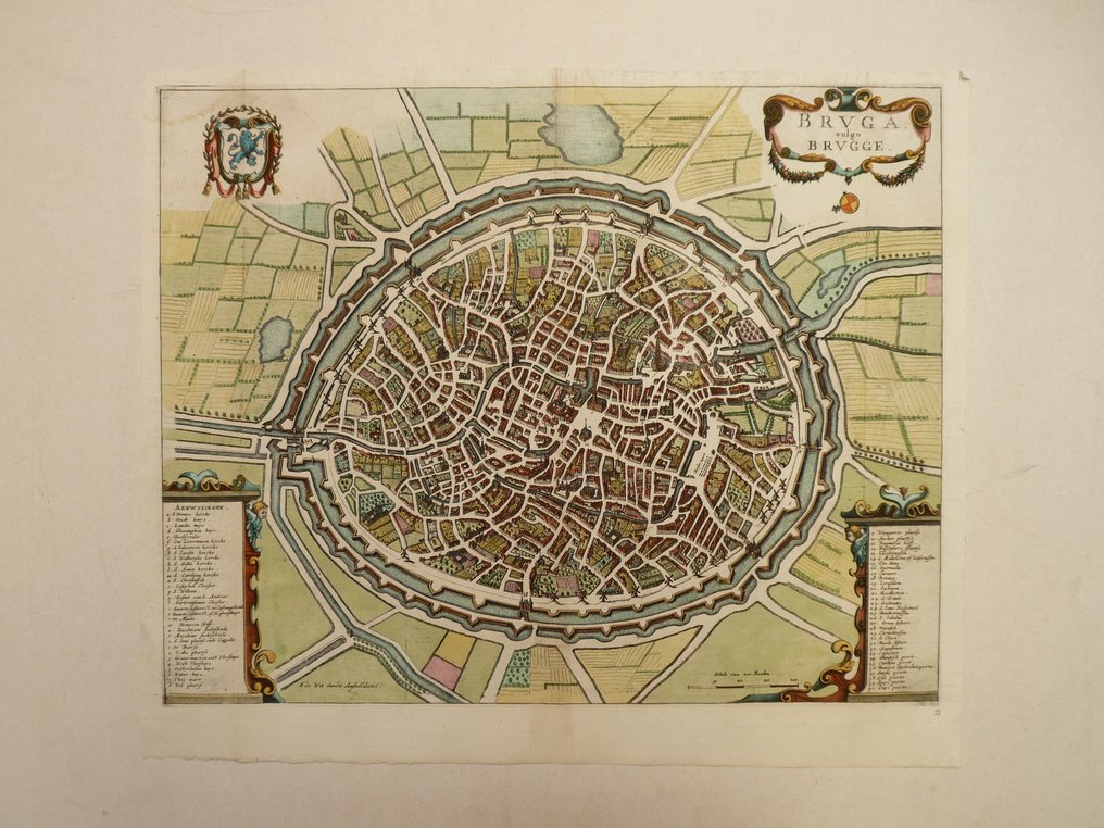 比利时 - 布鲁日; F. de Wit - Bruga vulgo Brugge - 1681-1700 #1.0