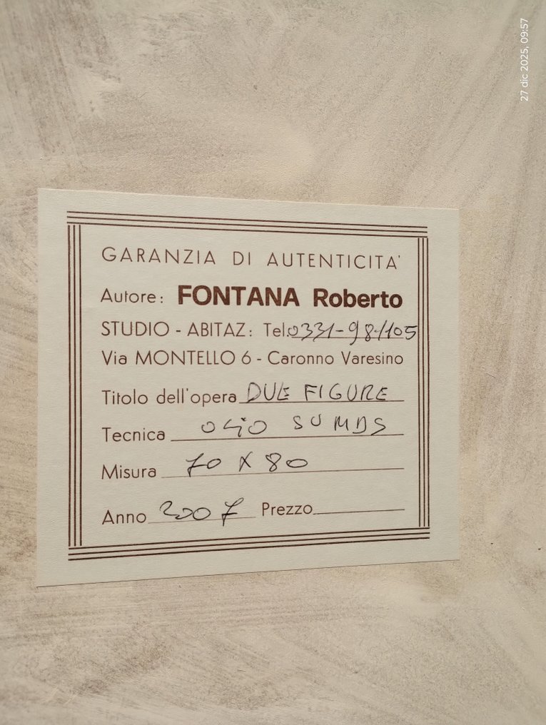 Roberto Fontana (1969) - Due Figure #3.2