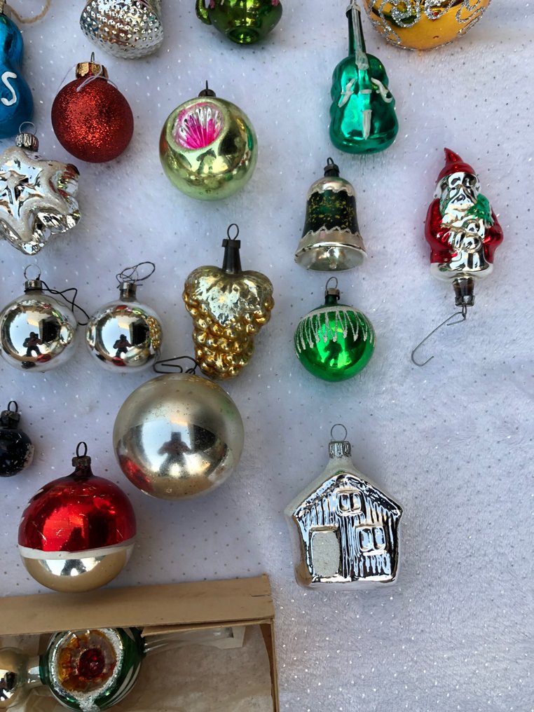 Julekuler (32) - Glass - Gamle boule-kuler #4.3