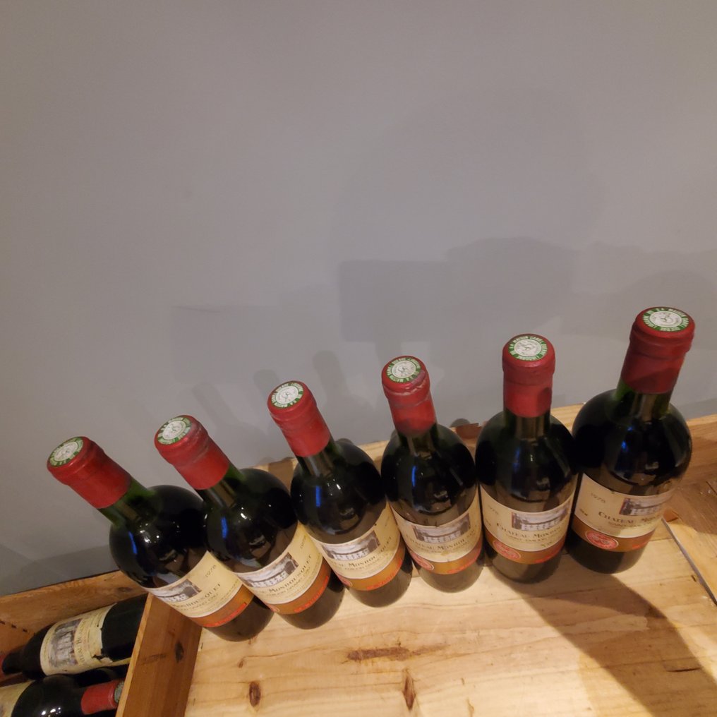 1978 Château Montbousquet - Saint-Émilion - 6 Flaskor (0,75L) #3.2