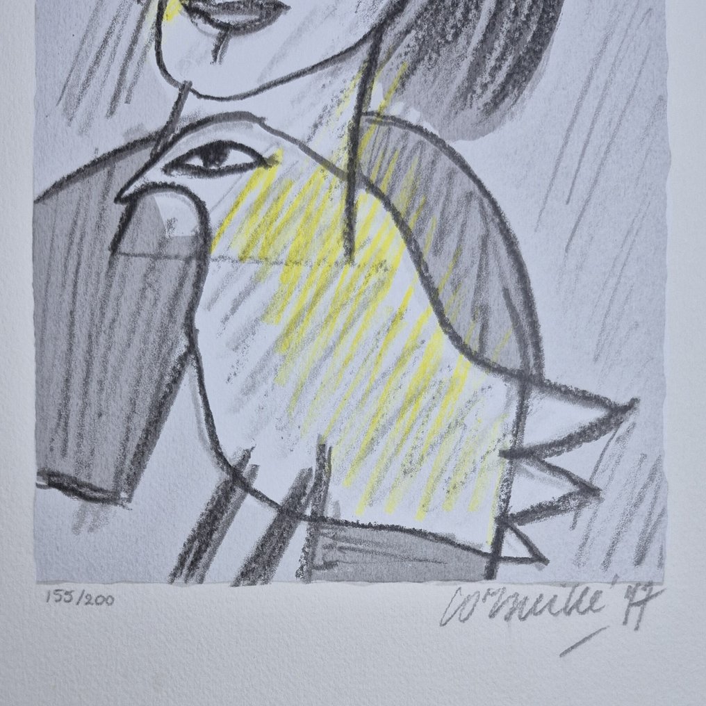 Corneille (1922-2010) - Madame et Oiseau jaune #3.2