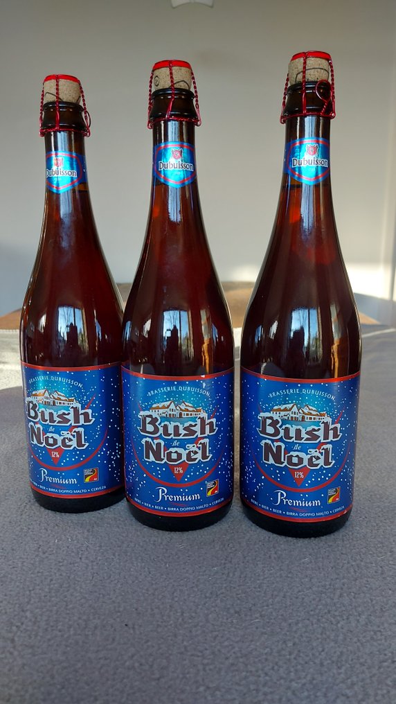 Jopen & Brasserie Dubuisson Freres - Bush de Noel & Witte Kerst - 75 cl -  5 flaskor  #1.0