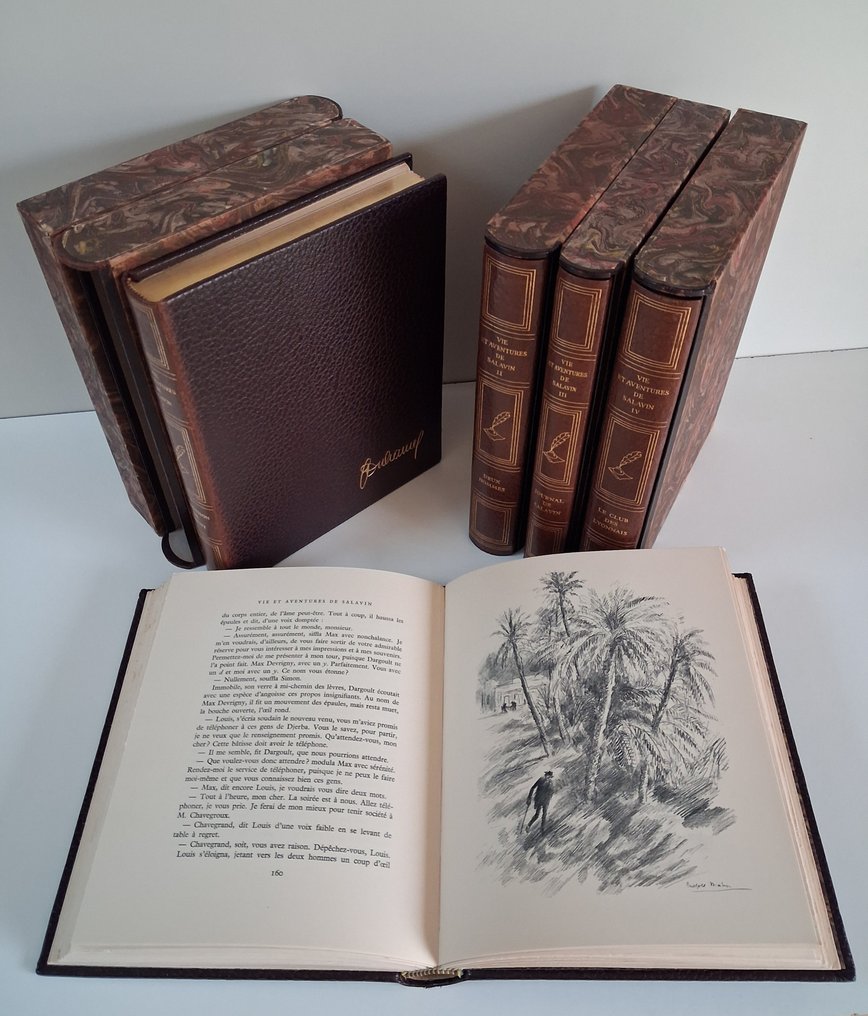 Georges Duhamel / Illustrations de Berthold Mahn - Vie et aventures de Salavin - 1955 #1.0