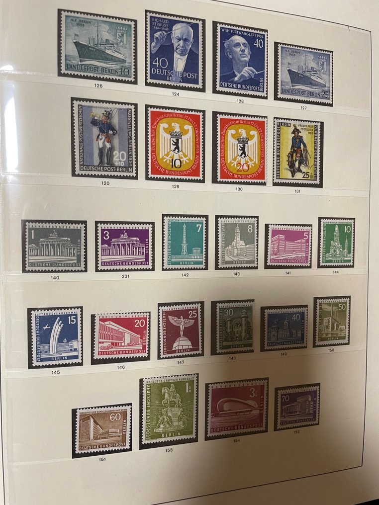 Berlin 1951/1990 - Samling i det vackra Sieger-albumet med alla bra märken! - Michel 74 - 879 #4.3