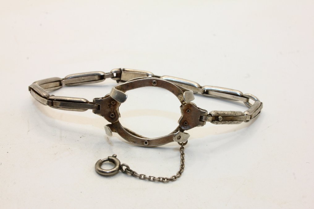 Bracciale orologio da tasca signora argento fine 1800 - 1850-1900 #1.0