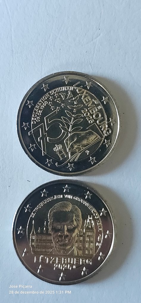 Europa. 2 Euro 2014/2025 (20 moedas) (Ohne mindestpreis) #2.1