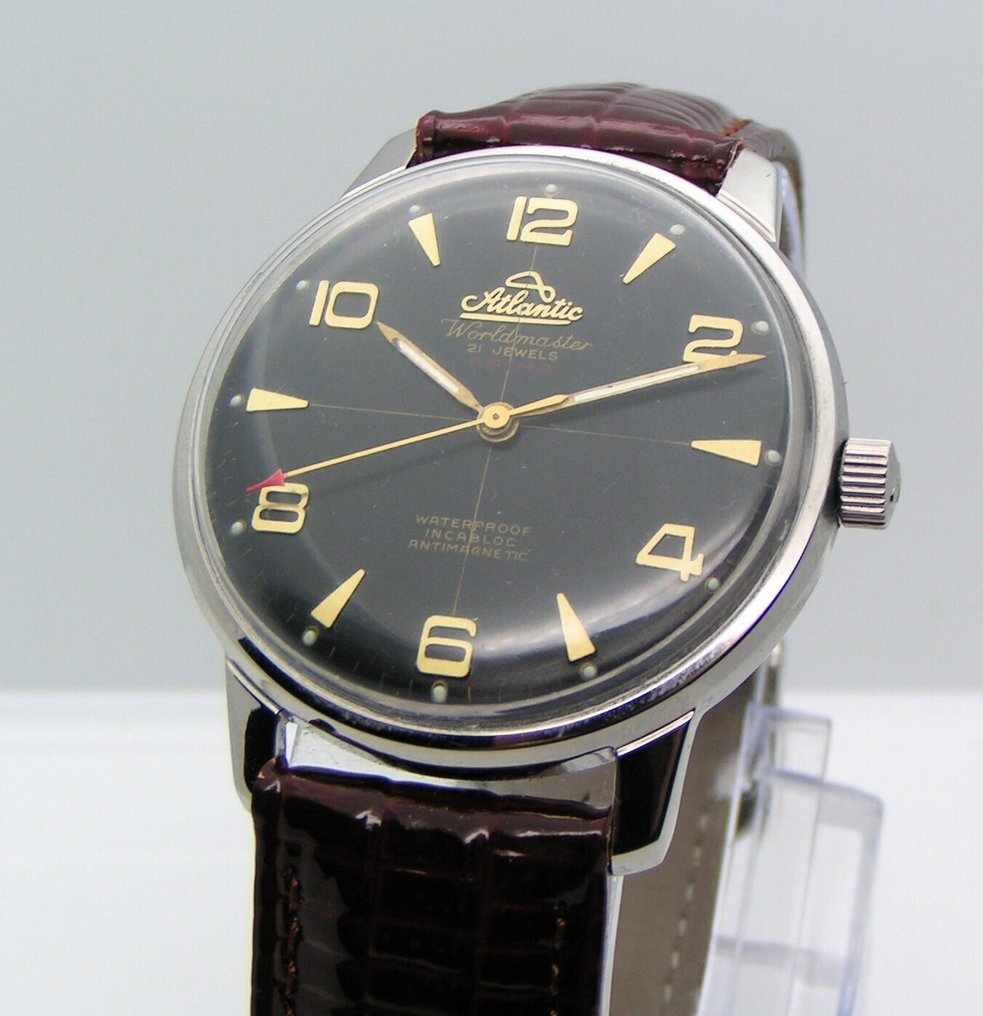 Atlantic Worldmaster - Prima - cal. Unitas 6300 (N) - Ingen mindstepris - Mænd - 1960-1969  #1.0