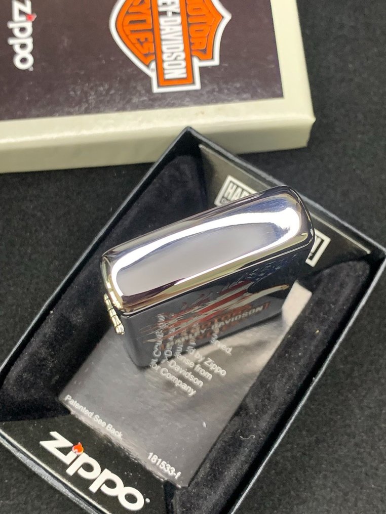 Zippo, Harley-Davidson - Sem preço de reserva - Isqueiro - Aço (aço inoxidável) #4.3