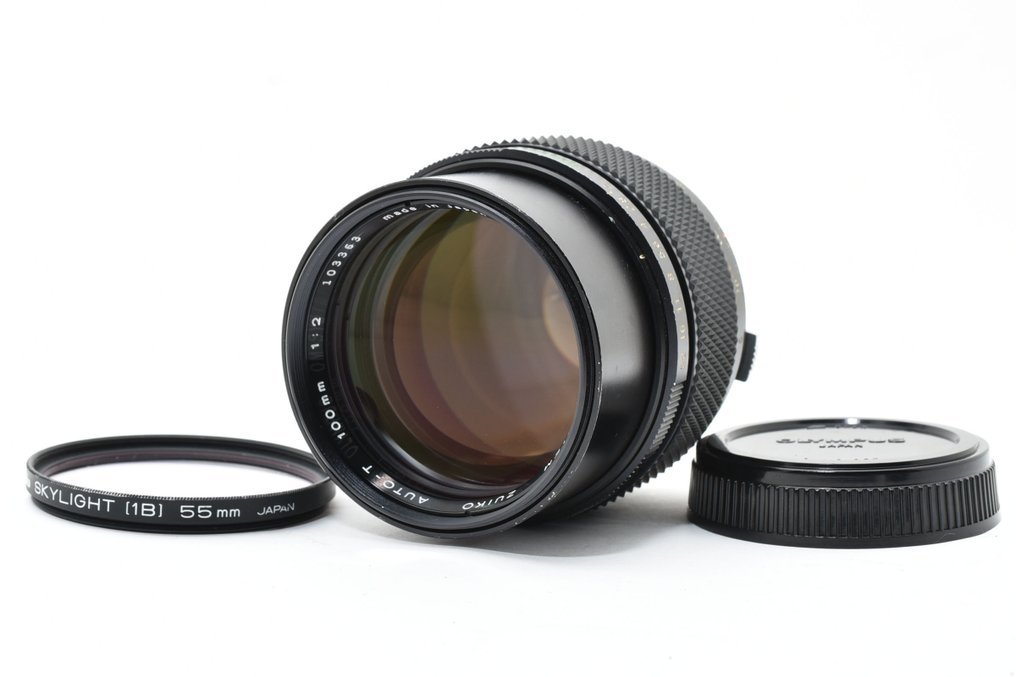 Olympus OM-System Zuiko Auto-T 2/100mm late Tele-lente #1.0