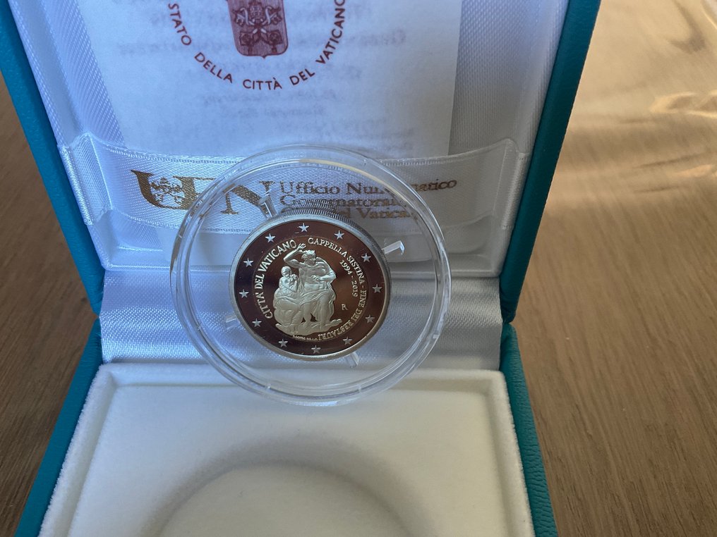 Βατικάνο. 2 Euro 2019 "Cappella Sistina" Proof (χωρίς τιμή ασφαλείας) #1.0