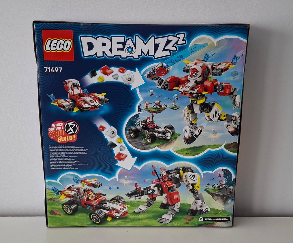 Lego Set - 71497 - DREAMZzz - Cooper's Tiger Mech & Zero's Hot Rod Car #3.2
