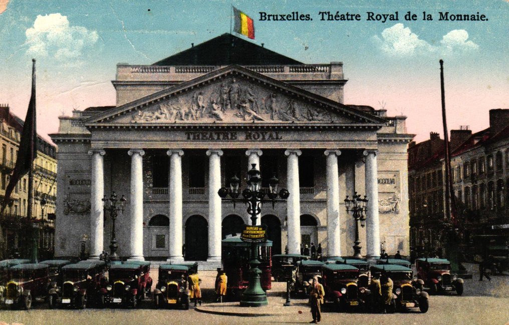 比利時 - 城市和景觀 - 布鲁塞尔市 - 多样的 - 部分细节收集 - 明信片 (500) - 1958-1902 #1.0