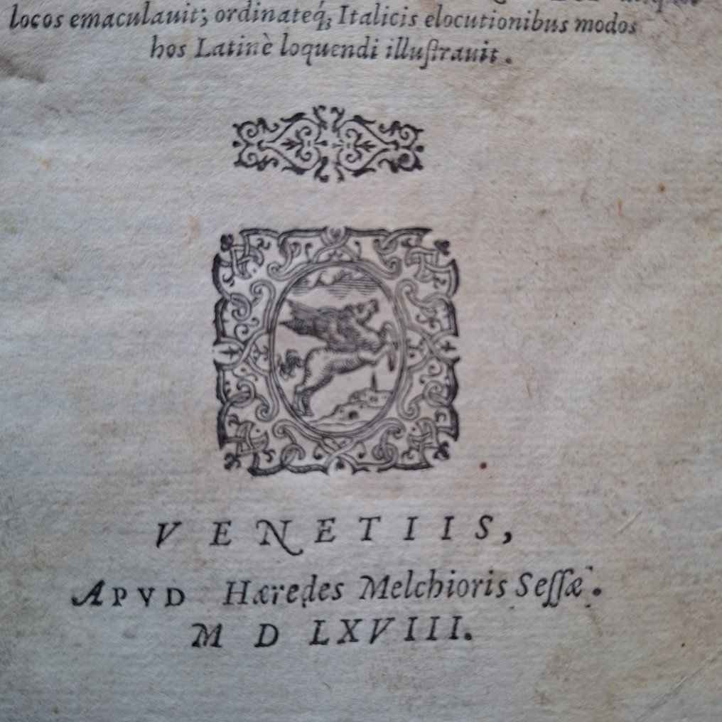 A. Castellesi. - De sermone Latino, et modis Latine loquendi - 1568 #3.2