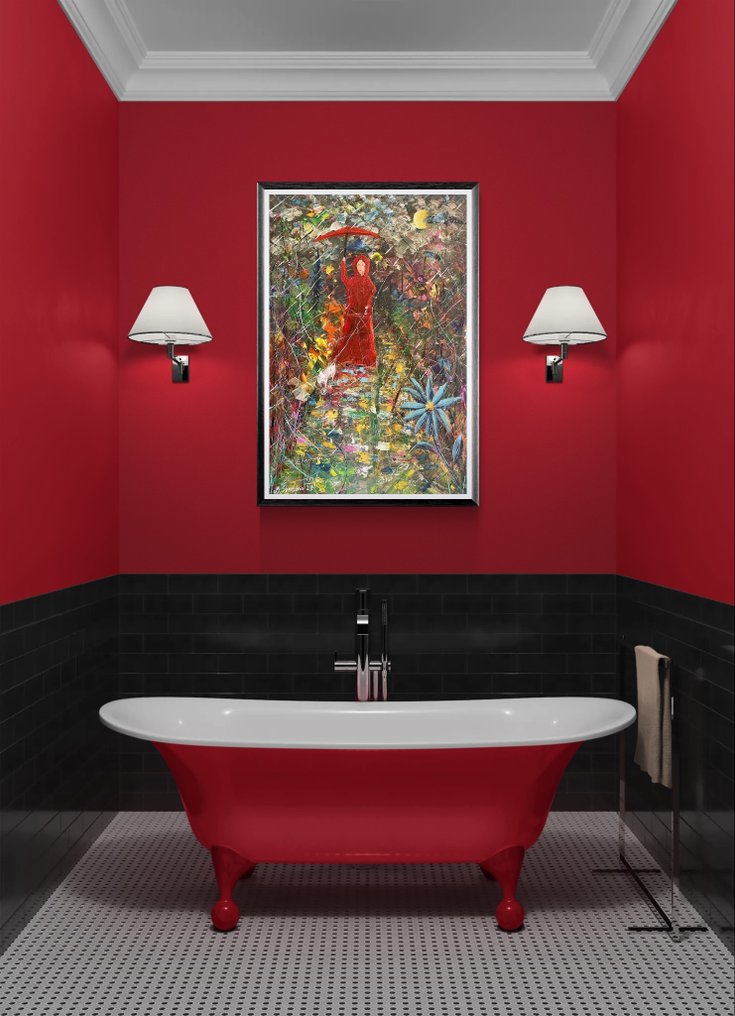 Miroslav Spadrna (Pintorcheco) - Paseo bajo la luna(walk under the moon)XL #4.3