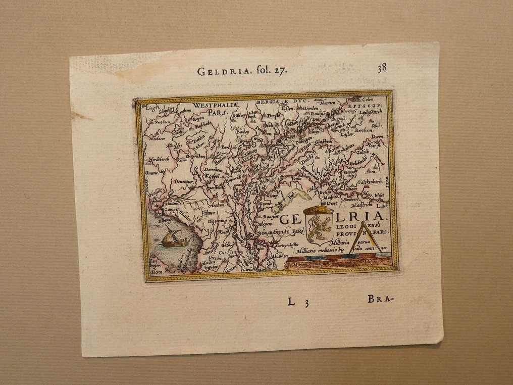 Ολλανδία - Gelderland; Abraham Ortelius - Geldria - 1651-1660 #1.0