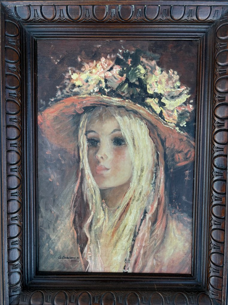 Gilberte Debuisson (1941-) - Meisjesportret #2.1