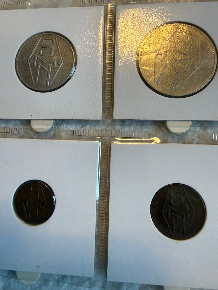 荷蘭. 1947-1950, Set van boord penningen werden na de Tweede Wereldoorlog (沒有保留價) #3.2