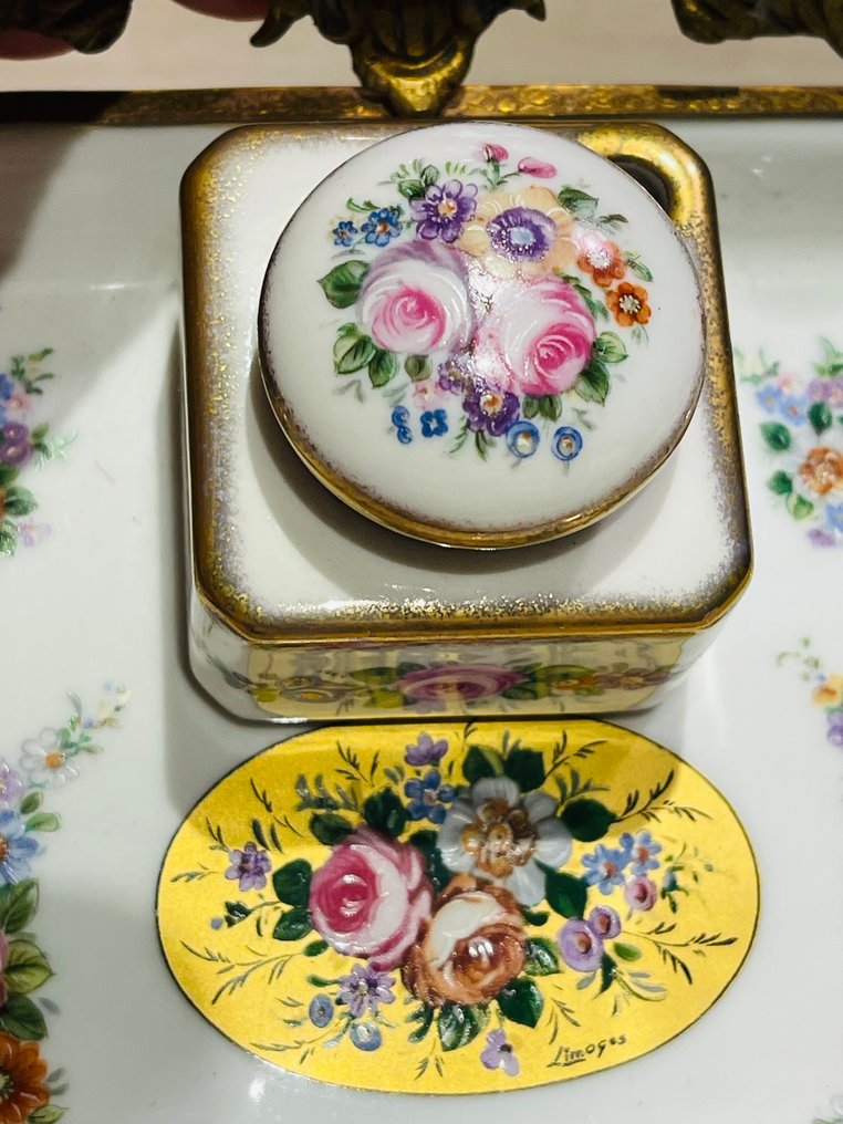 Inkwell - Porcelain, Bronze #2.1