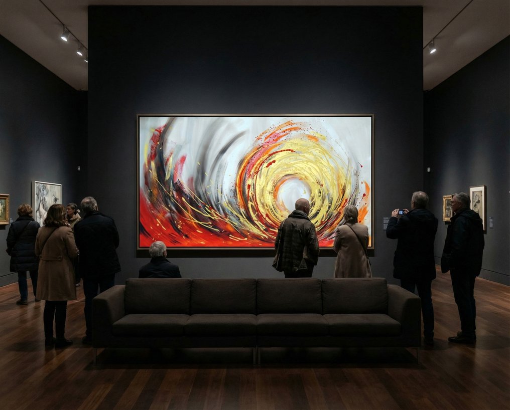 Oskar Rekozi - Abstract - Oil Painting - XXXL - 1/1 Unique Piece #4.3